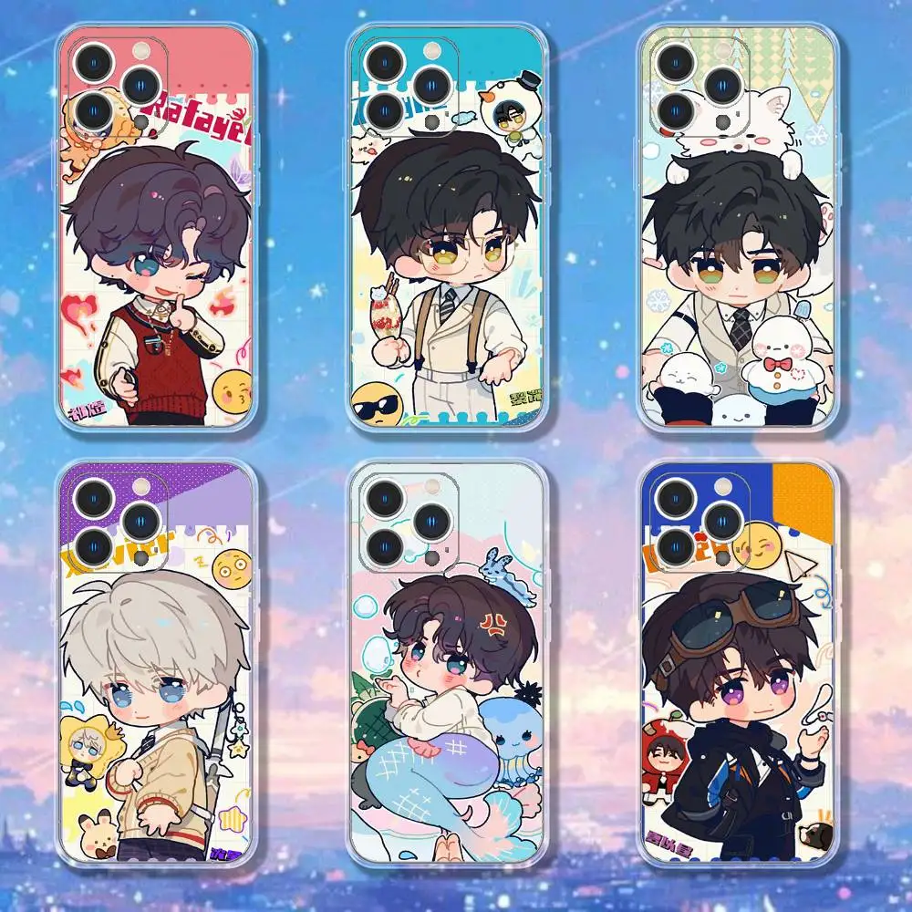 

Cute L-Love and D-Deepspace Phone Case iPhone17 16 15 14 13 12 11 Pro Max Plus Mini Clear Full Back Cover Silicone Soft Shell