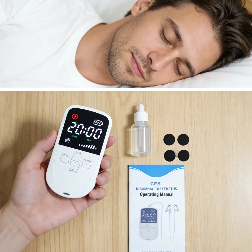 

CES Vagus Nerve Stimulation Ear Clip 2026 New, Drug-Free Device for Insomnia Relief Deep Sleep Anxiety Calm Depression Pain Care