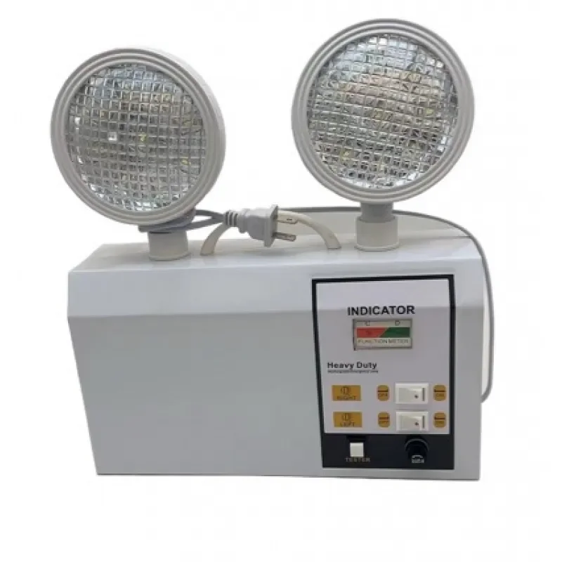 LED multifunctional fire emergency dual head light staircase corridor emergency evacuation indicator light high light source