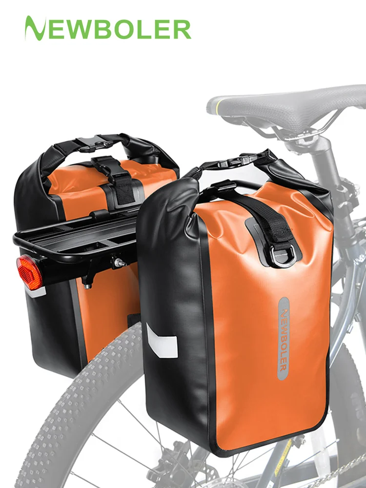 AliExpress NEWBOLER 10L 20L Waterproof Cycling Bicycle Front Fork Bag Quick Release Bike Rear Seat Trunk Bag Bike Bag Bicycle Accessories