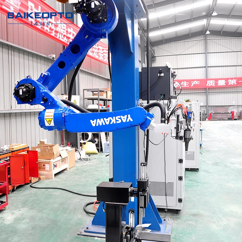 BK-RC3000T 3000 واط ذراع آلي لحام ليزر معدات لحام الليزر قاطع الليزر ذراع آلي ذراع آلي صناعي