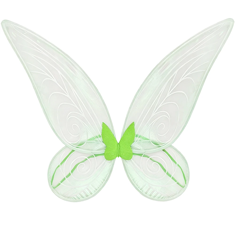 Grünes Feenkleid für Kinder mit Flügeln für Halloween, Karneval, Elfen-Cosplay-Kostüm, Geschenk 2-10 Jahre – Detail 10