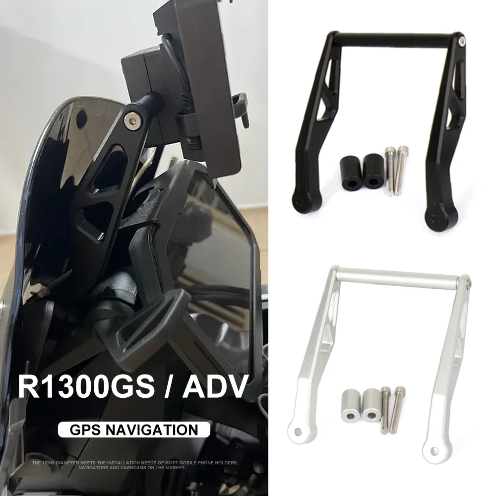 Для BMW R1300GS R 1300 GS ADV R1300 GS Adventure 2023 2024, мотоциклетный телефон, GPS-навигационная пластина, кронштейн, адаптер руля, держатель