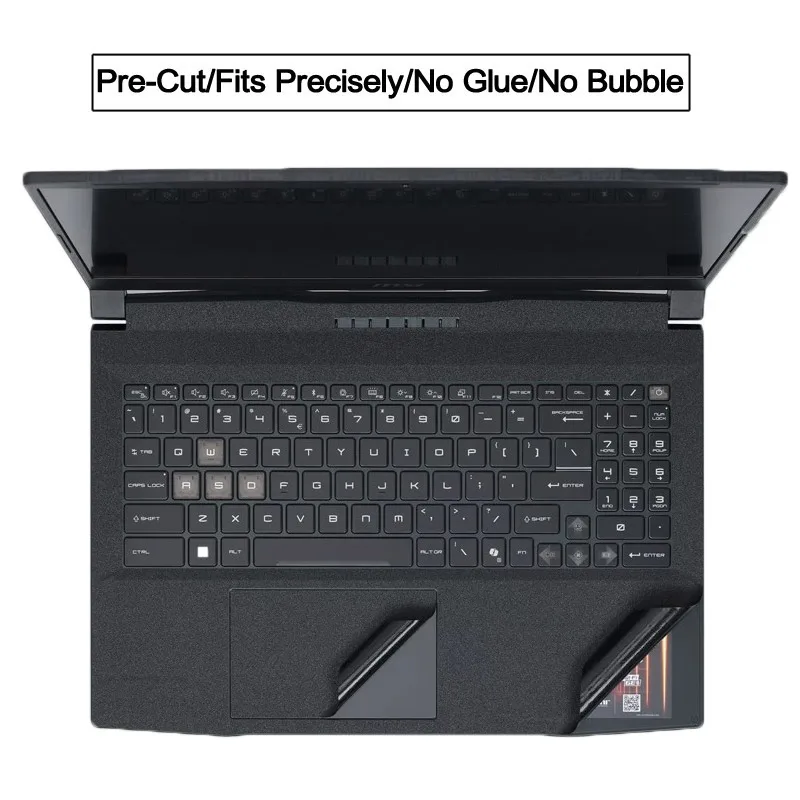 Protective Anti Scratch Vinyl Sticker Skin Laptop Palmrest Touchpad Cover Film Wrap for MSI Katana 15 HX B14W B13V B13U B12V
