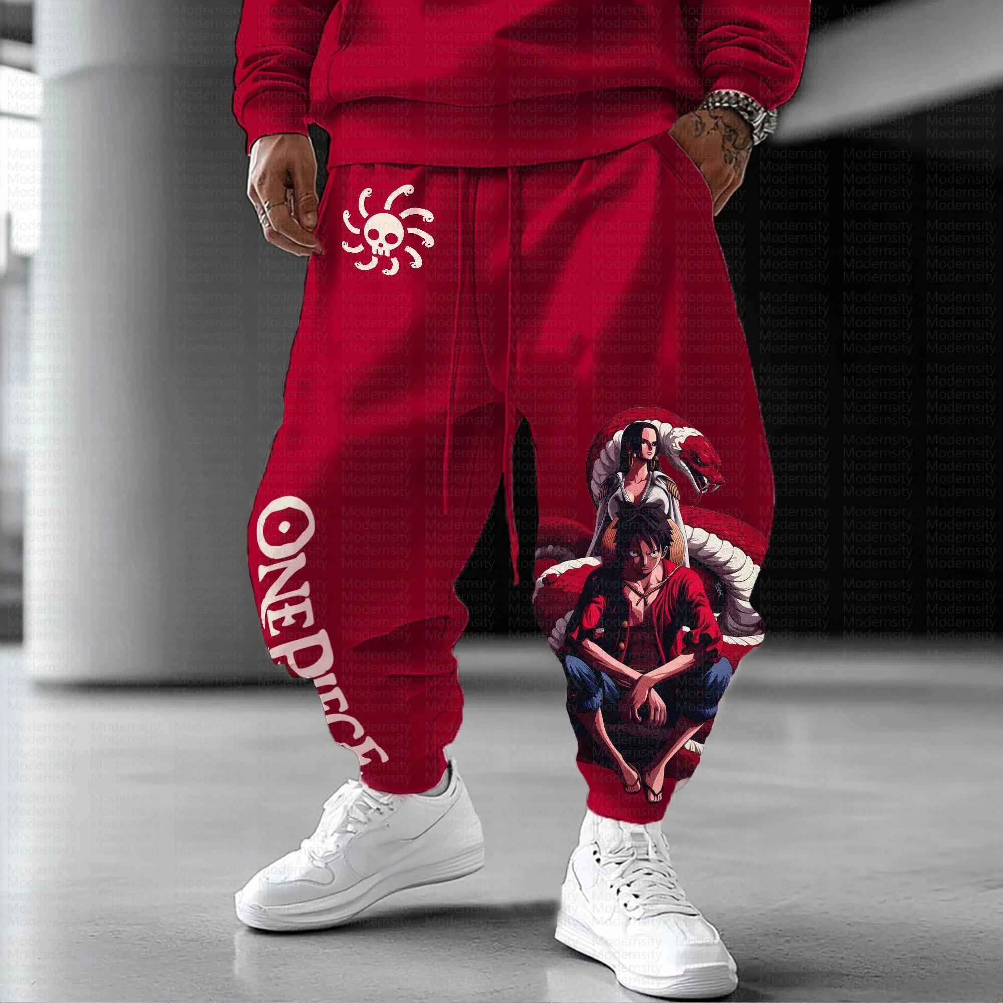 ワンピース チョッパー ピンク パーカー パンツ セット ツーピース 衣装 ユニセックス ルーズフィット ジョガー ストリートウェア メンズ レディース 秋冬 カジュアル