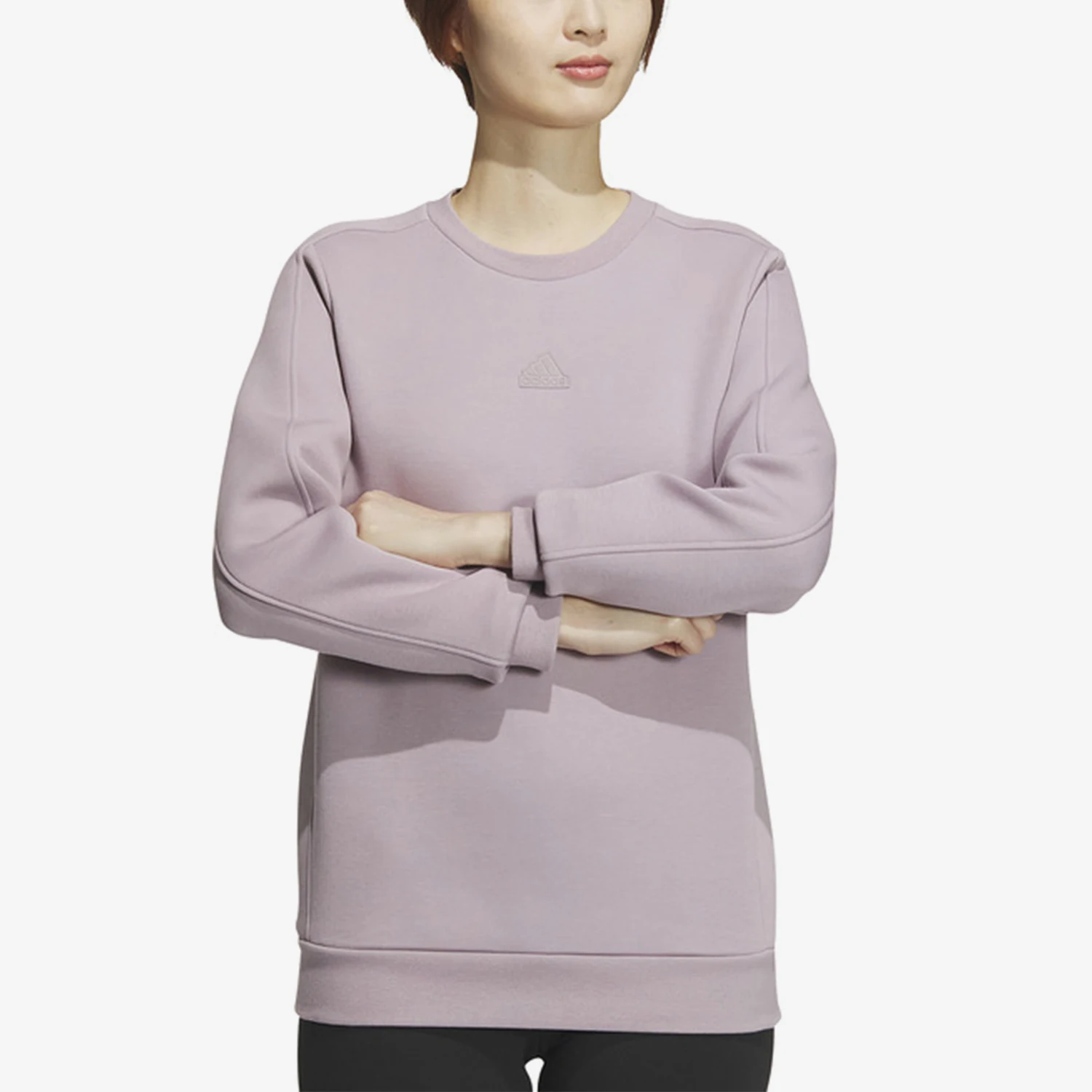 

Adidas Authentic New Women's Classic Round Neck Sports Casual Pullover JE8612