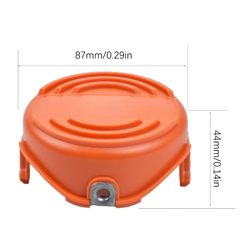 ทนทานหญ้าTrimmer REPLACEMENT SPOOL CAPติดตั้งง่ายสำหรับSF-080-BKP/90583594 แพลตฟอร์มสนามหญ้าYARD Gardenภูมิทัศน์
