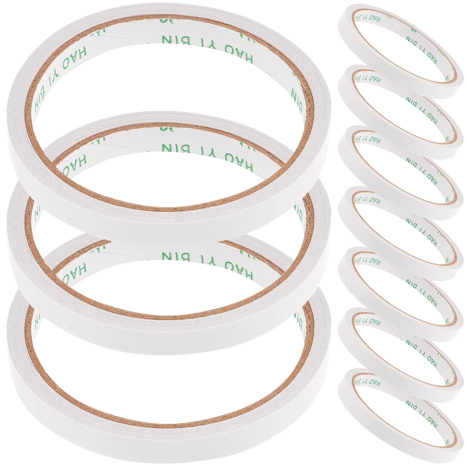 10 قطعة 1.2X800 سنتيمتر شريط لاصق على الوجهين لزجة قوية للحرف مكتب القرطاسية المدرسية Diy بها بنفسك مشاريع تذوب الساخن