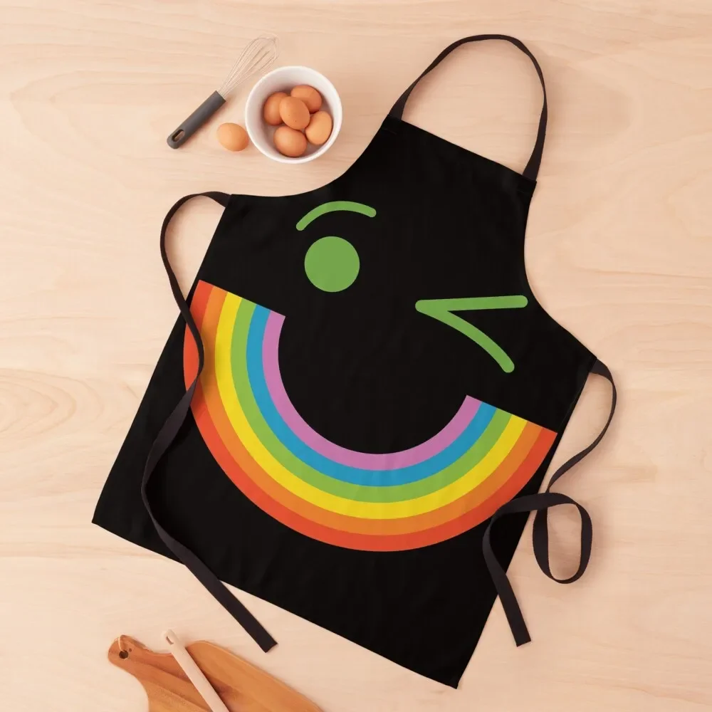 

Smile Rainbow Apron Manicurists Cleaning Products For Home Household Items manicurist Apron