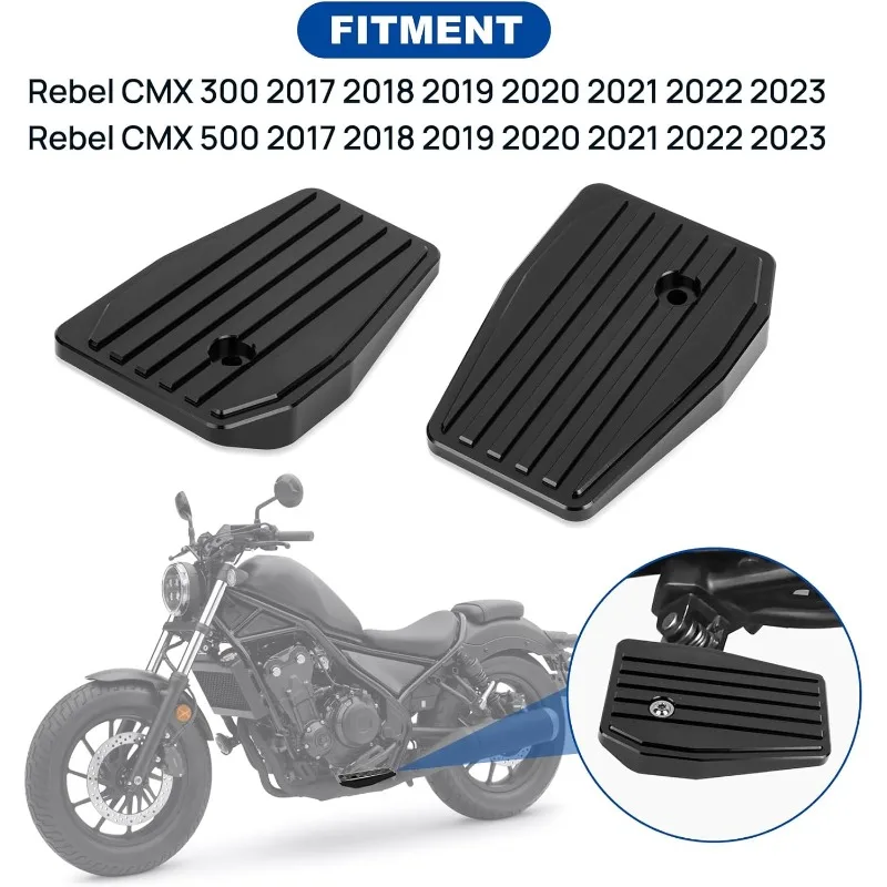 

Foot Pegs Pedals Pad Rest Folding Footpegs Footrests Foot Controls Enlarge Step Board Extension for Rebel CMX 300 500 2017-2023
