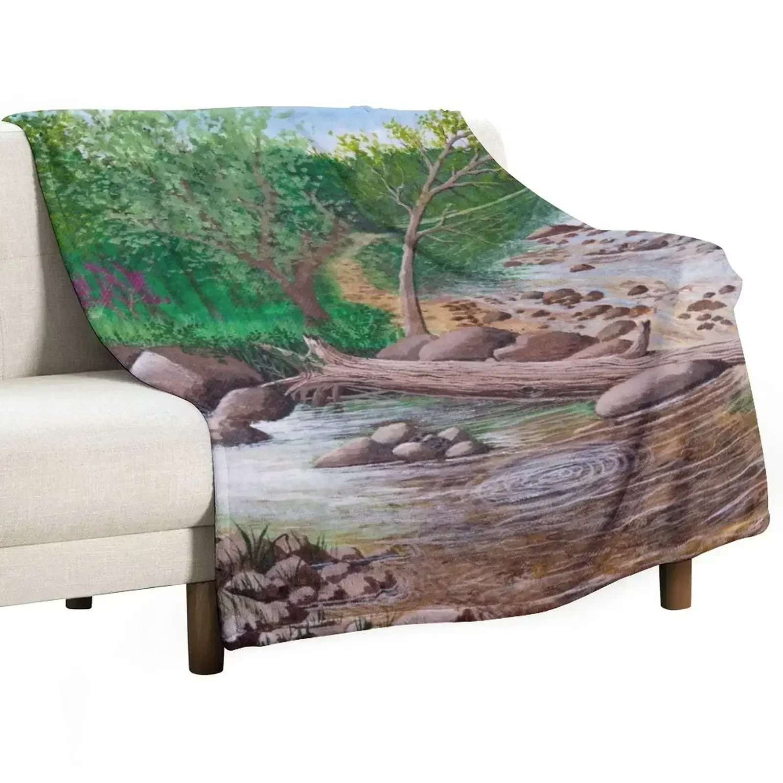 Ozark River Throw Blanket Decoratives anime Sofa Hairy Cute Kid'S Blankets