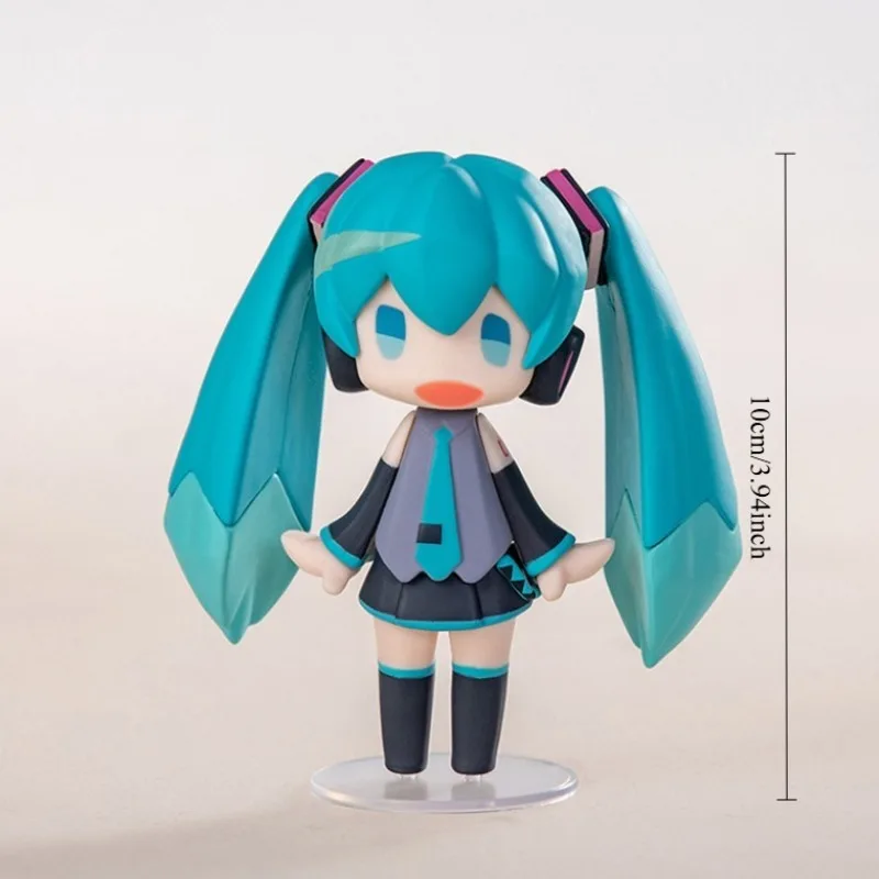 Anime Hatsune Miku Creatieve Cartoon Kawaii Q Versie Figuur PVC Model Speelgoed Pop Decoratie Collectie Ornamenten Geschenken Boxed 10CM