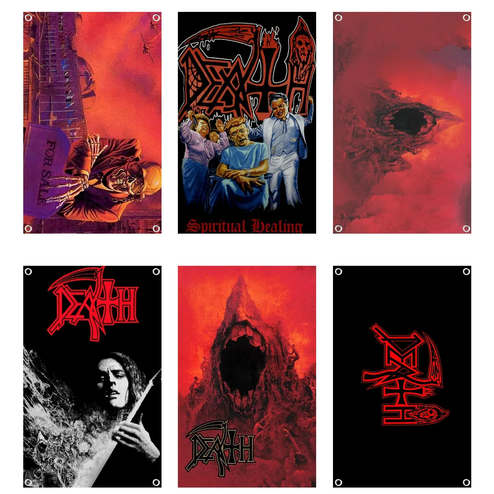 

D-DEATH S-Spiritual Healing Flag Flag Wall Decor Painting Tapestry Banner Flag Room Decoration Aesthetic