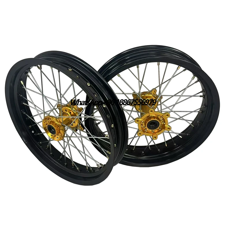 

Direct Selling 17 Inch Sur-Ron Light Ultra Bee Supermoto Wheels Electric Bike Rim Wheel with Customized Color Hub and Rim Wheel
