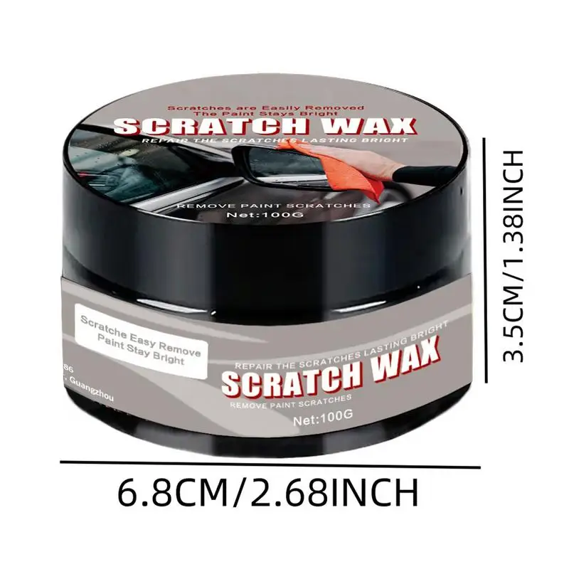 Scratch Repair Restorer WAX Multifunctional Scratch และ Swirl Remover แบบพกพาสีซ่อมรอยขีดข่วนสําหรับยานพาหนะภาษาโปลิชคําและ WAX