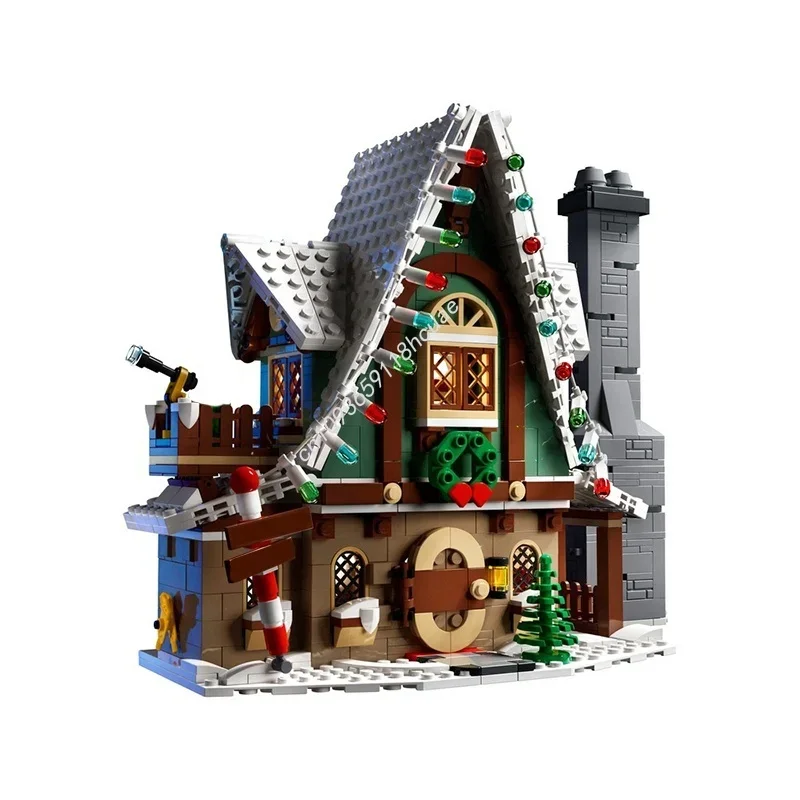 1288-teiliges MOC Elfen-Clubhaus mit Grundplatte Modellbausatz Konstruktionsspielzeug DIY Kreative Idee Weihnachtsgeschenke für Kinder