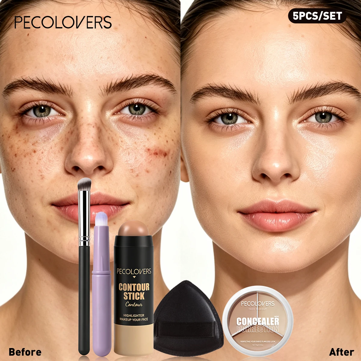 Conjunto de Maquiagem Facial C - Contour Palette Stick avaliação e preço