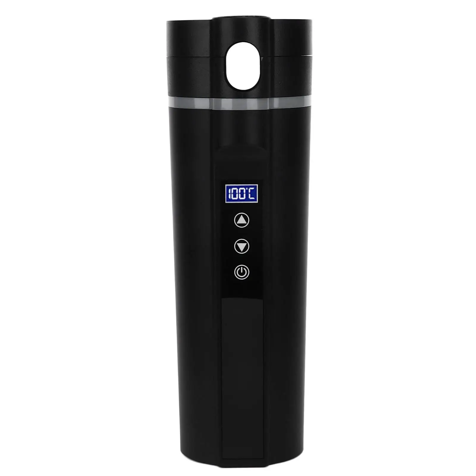 

Portable Electric Smart Heating Travel Mug - 450ML Black Cup for office , Travel, for camping