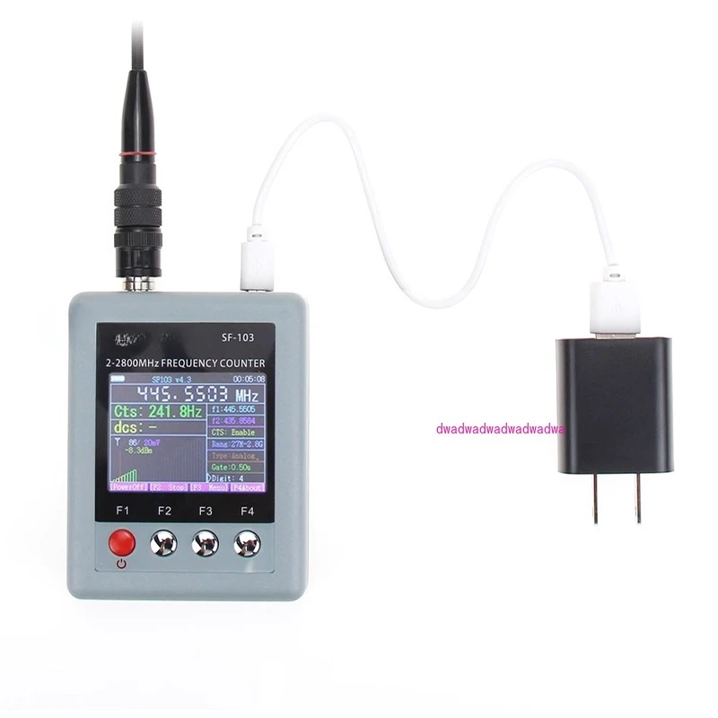 New SF-103 DMR Digital Signal Testable SF103 2MHz-200MHz/27MHz -2800MHz Portable Frequency Counter CTCCSS/DCS Meter Testable