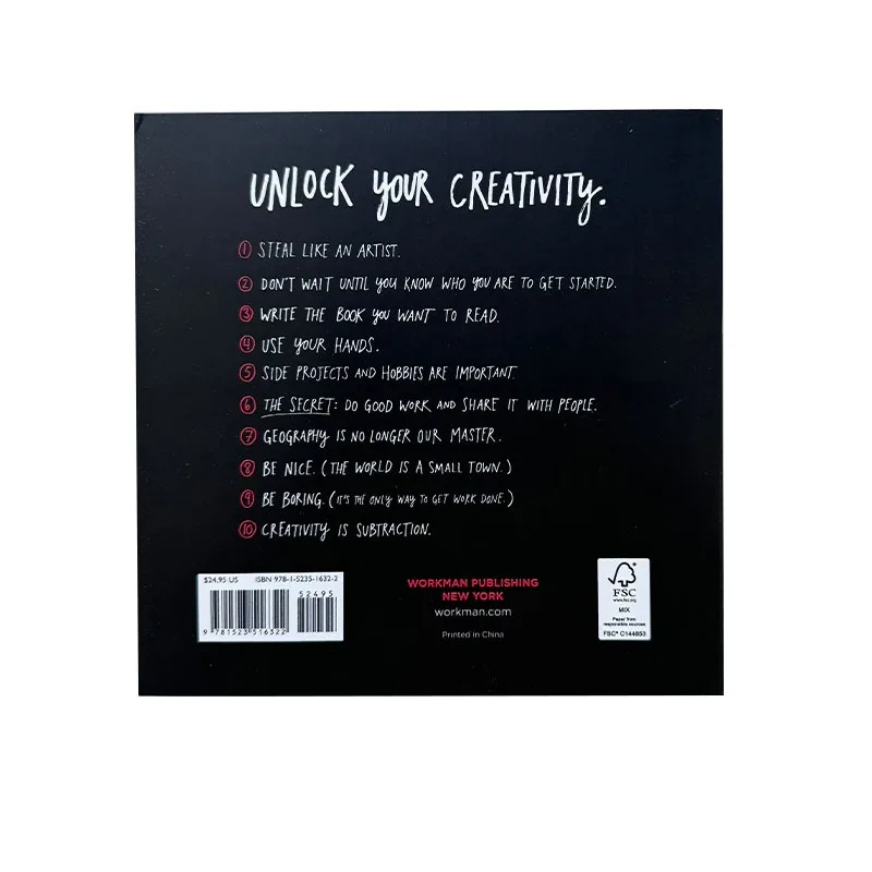 Steal Like an Artist: 10 Things Nobody Told You About Being Creative by Austin Kleon English Book Paperback