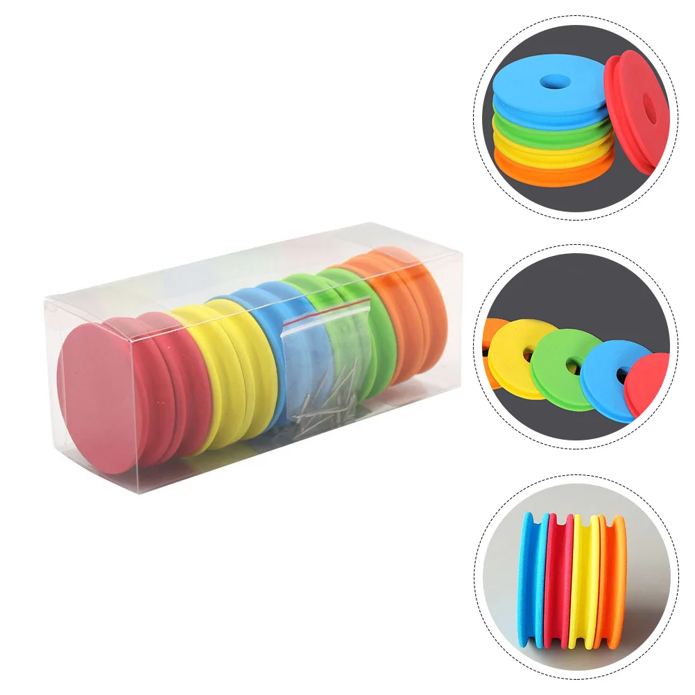 Fishing Line Foam Wound Board Spools for Bracket Circular Winding Plates Colorful Supplies Rigging