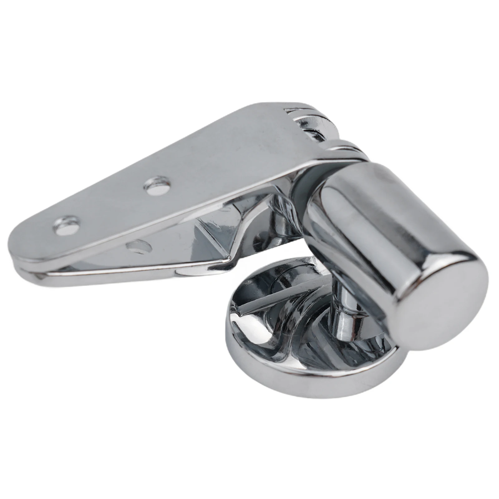 Soft Close Chrome Hinge Kit for Toilet Seats Compatible with Standard Toilet Bases and Designed for Daily Use Conditions