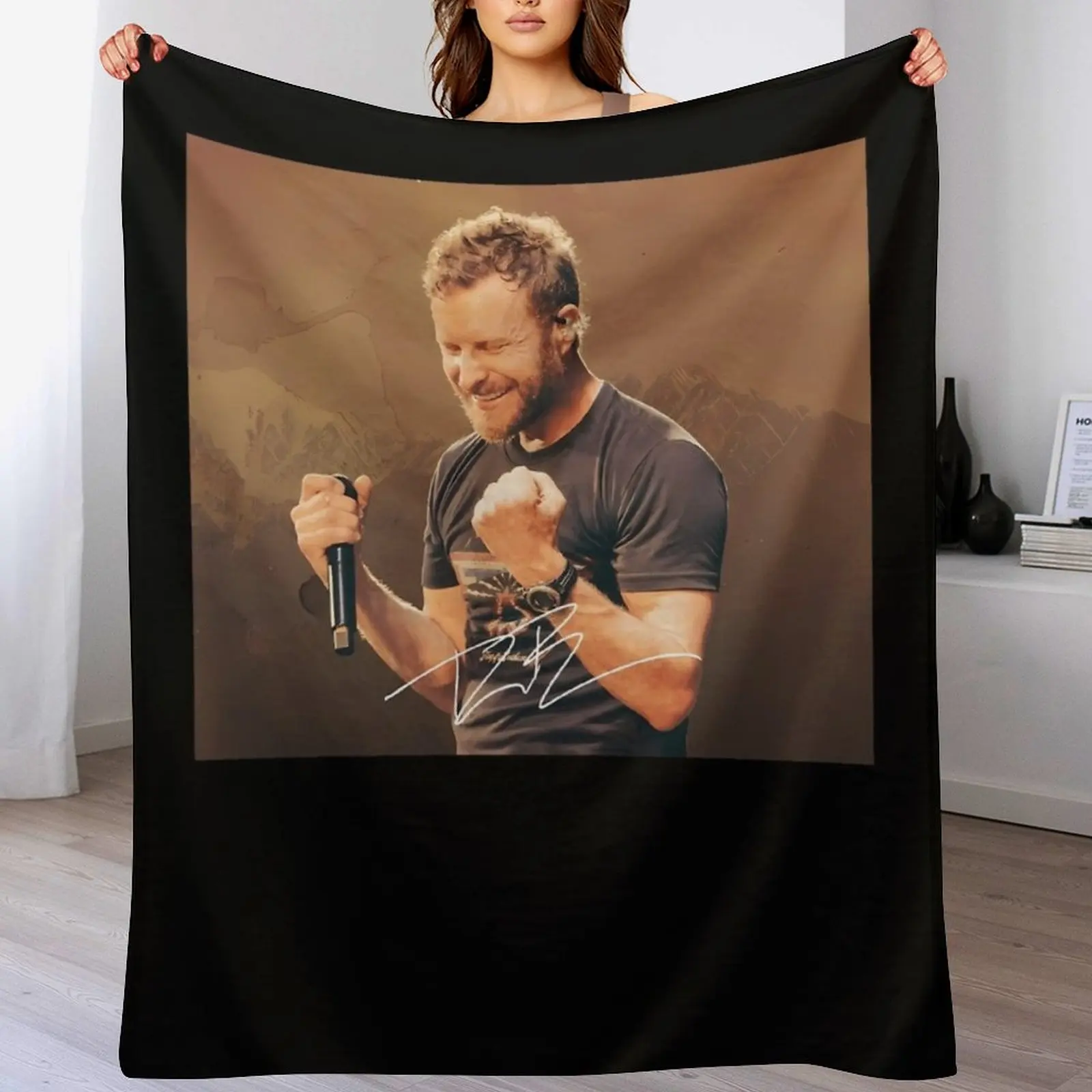 

Dierks BOM Throw Blanket Modern Design Soft Blanket for Home Decor