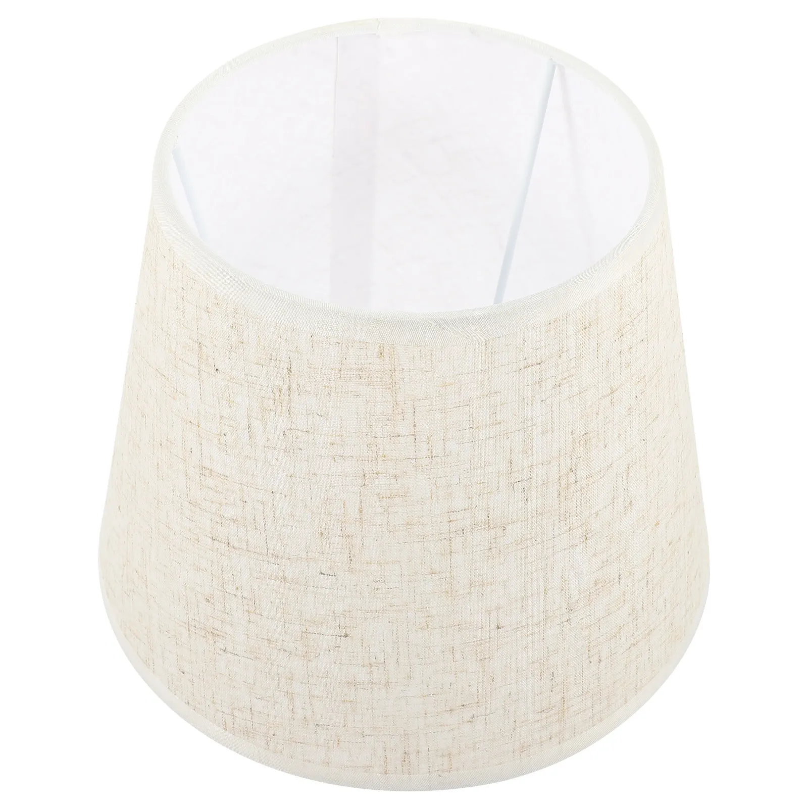 

Linen Lampshade for Table Lamp Desk Lamp Bedroom Living Room E27 Base Dust Proof Romantic Ambient Light Cover Lamps Shades