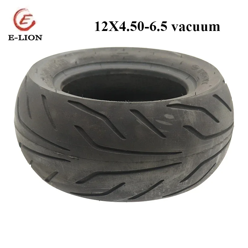 12x4.50-6.5 Tubeless Tire Wear-Resistant Fat Tyre for Electric Scooter 12 Inch Front Rear Wheel Vacuum High Quality Parts