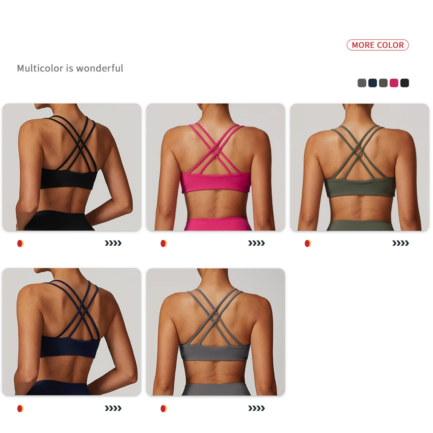 Nowy damski biustonosz sportowy Push Up Fitness Bras One Shoulder Shockproof Yoga Bra roseo Yoga Running Bra Sexy Top Gathering Bra