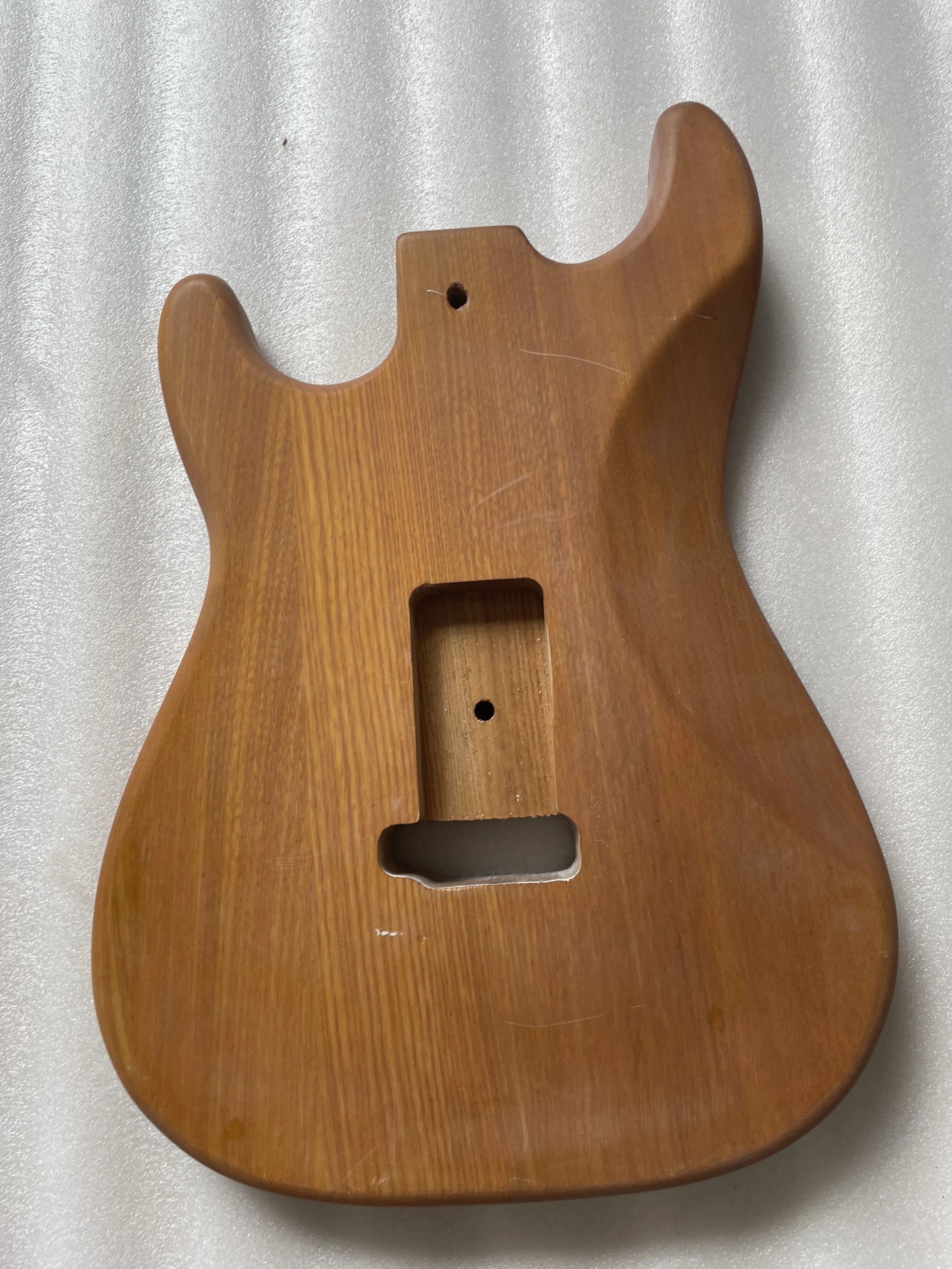 Stock Guitar Body Matt Finished Replacement HSH pickups Ash wood DIY Guitarra Barrel Hard Tail Real Photos 5.52cm Pocket