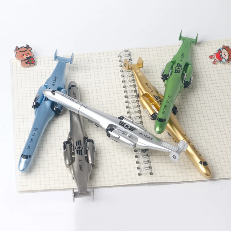 New Creative Aircraft Gel Pen Military Weapons Fighter Fighter Special Warfare Helicopter Pen Student Water Pen Stationery