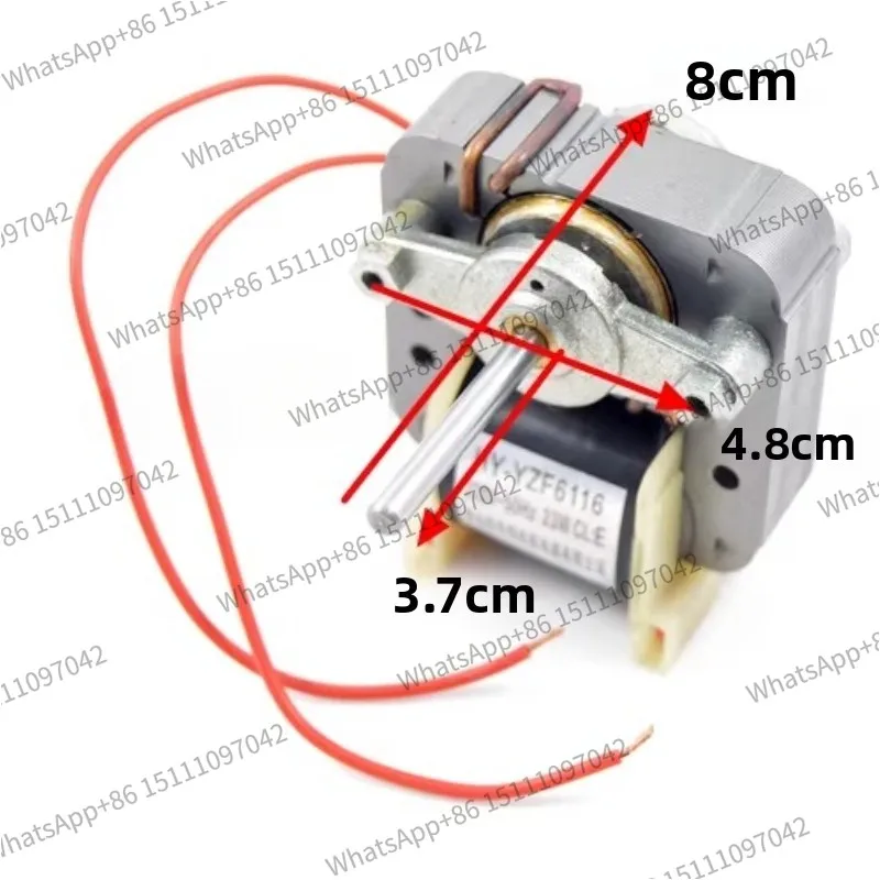 220V 50Hz Cooling Fan Motor HY-YZF6116 For Refrigerator Freezer Air Cooled Fridge Motor Parts