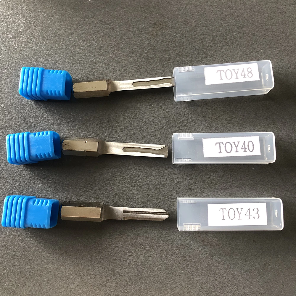 TOY40 TOY43 TOY48 Car Strong Force Power Key try out lock Key Ultra-hard with high fracture resistance  Locksmith Tools