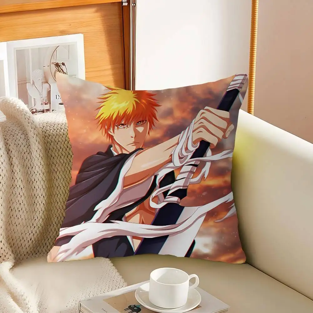 Kurosaki Ichigo وسادة هدية ديكور غرفة المكتب المنزلي وسادة غرفة نوم أريكة غطاء وسادة السيارة كيس وسادة