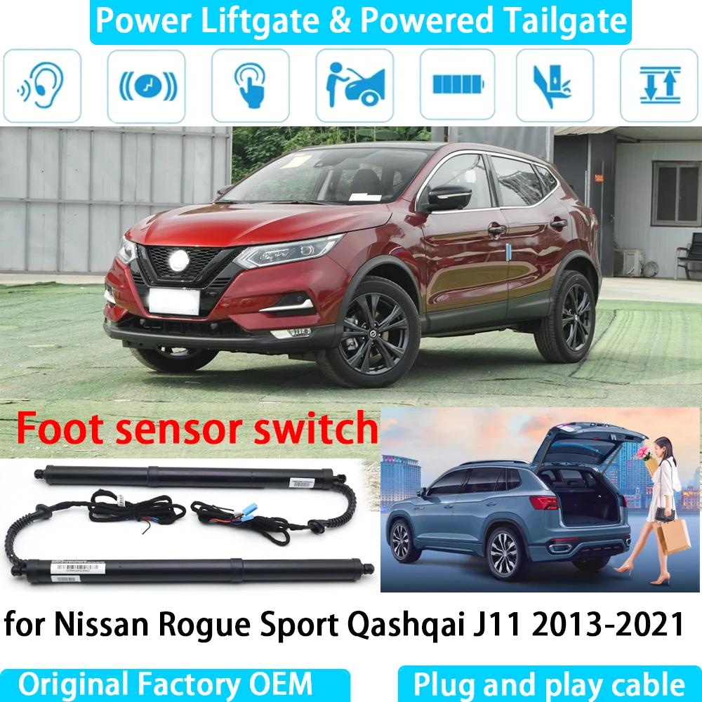 

for Nissan Rogue Sport Qashqai J11 2013-2021 Automatic Electric Power Liftgate Powered Tailgate Strut Tail Gate Lift System