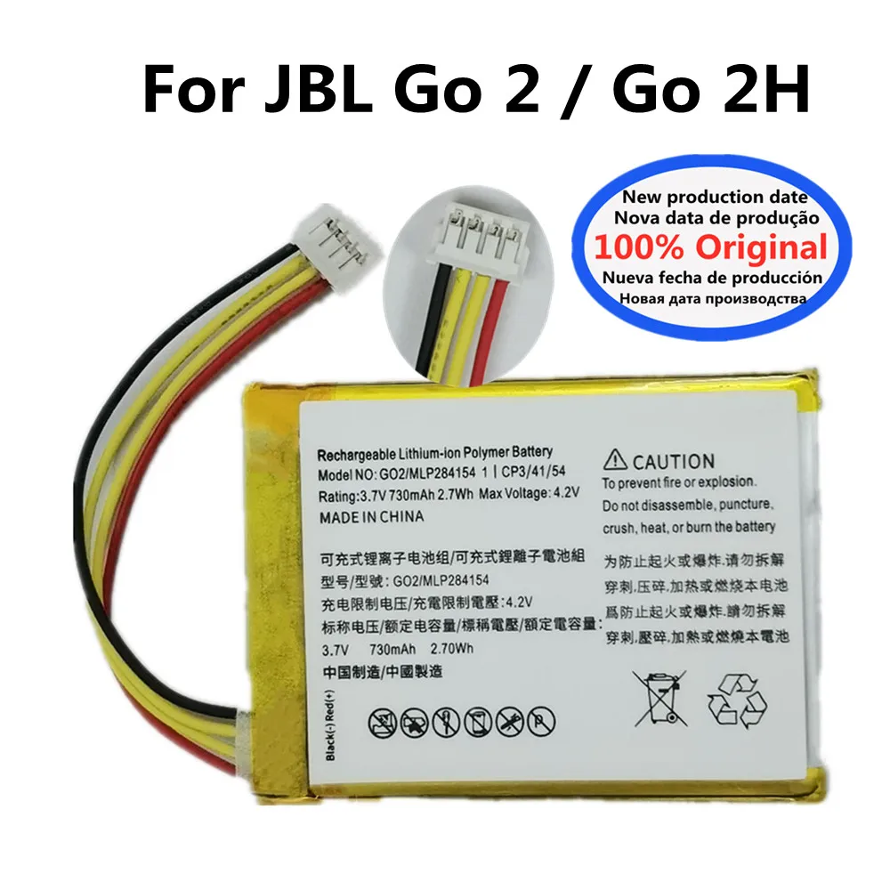Batterie d'origine pour haut-parleur Bluetooth JBL Go 2 Go2 / Go 2h Go2h MLP28415, livraison rapide