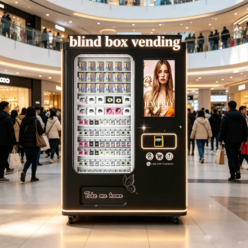 Mystery Box Vending Machine Self Service Blind Box Vending Machine for Cards Vending Dispense Customized  for Small Business