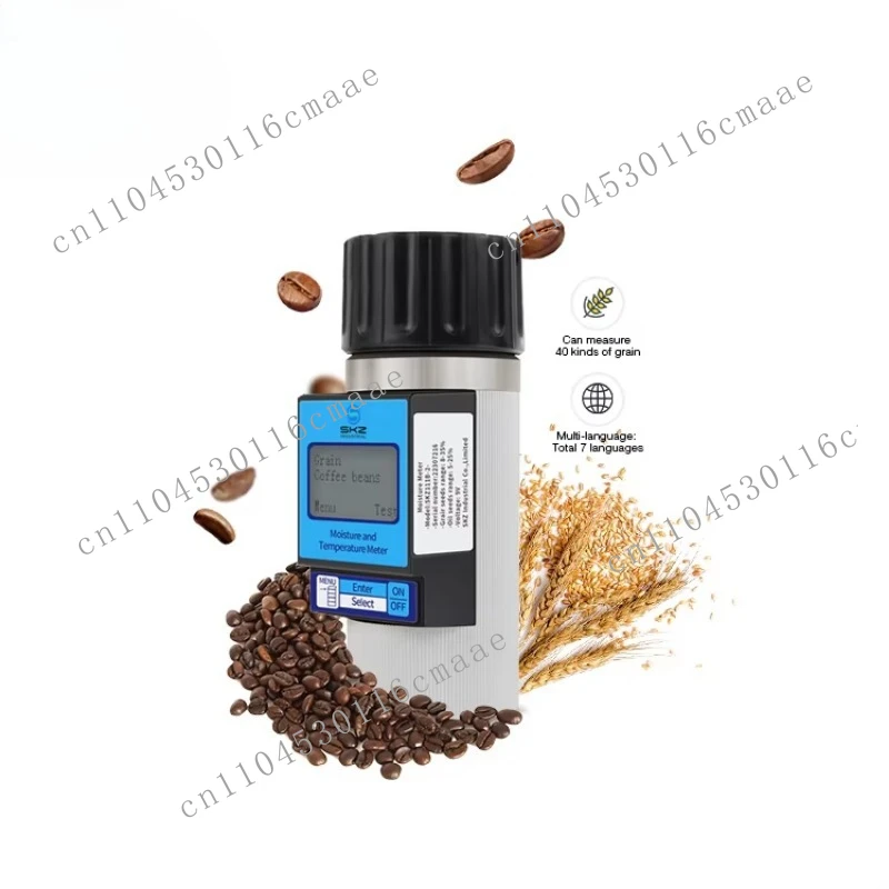 5-35% Moisture Content Tester Meter for 43 Kinds Grains Seeds Paddy Cocoa Bean Corn