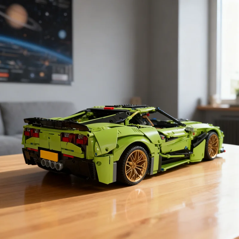 

3658pcs MOC Corvette C7 ZR1 Technical Model Building Blocks Construction Christmas Gifts Toy Creative DIY Idea Brick Kids Toys