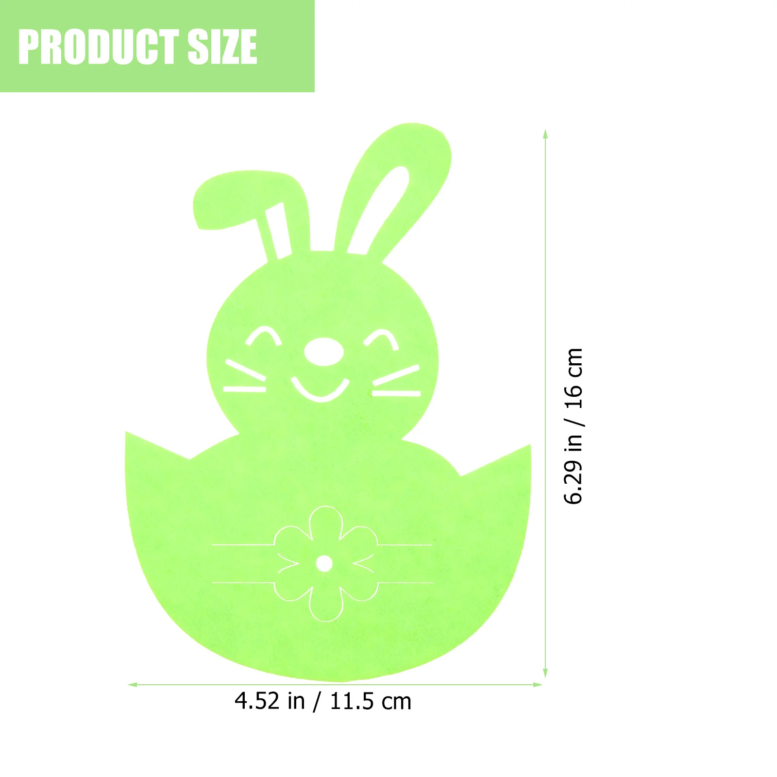 

8Pcs Easter Cutlery Bags Bunny Shape Tableware Pouch Fork Knife Holders Festive Banquet Party Accessory Easter Cutlery Holder