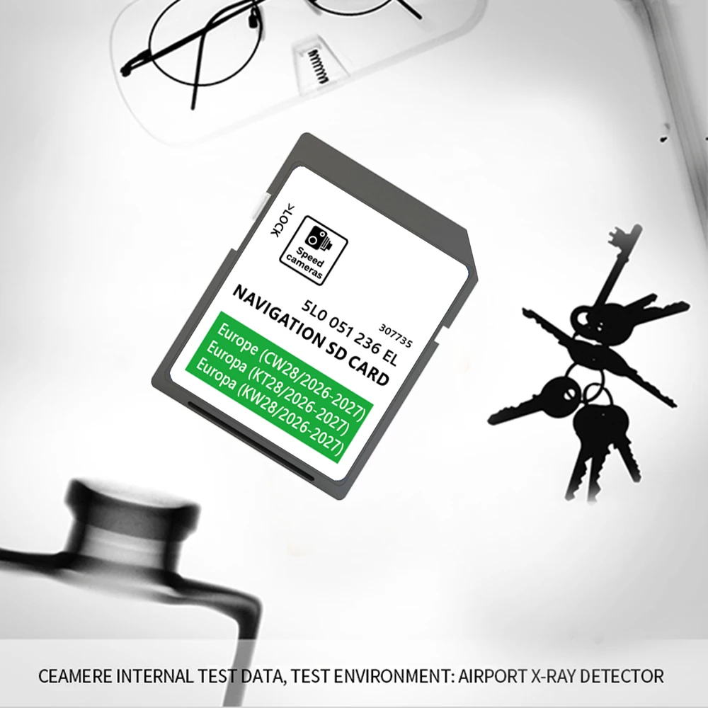 32GB Amundsen MIB2 Navi SD Card 5L0051236EL 2026-2027 Discover New for Skoda Car Newest Update Europe Map Version Flash Card