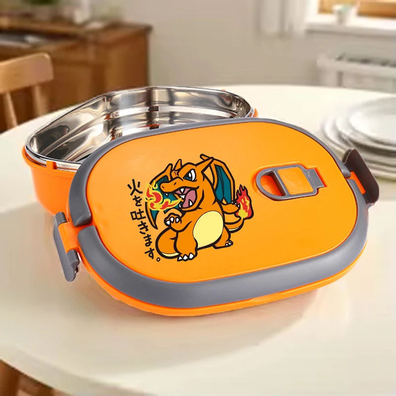 

Pokemons Lunch Box Cartoon Anime Pattern Bento Boxes Double Layer Insulated Large Capacity Lunch Case Picnic Case Birthday Gifts