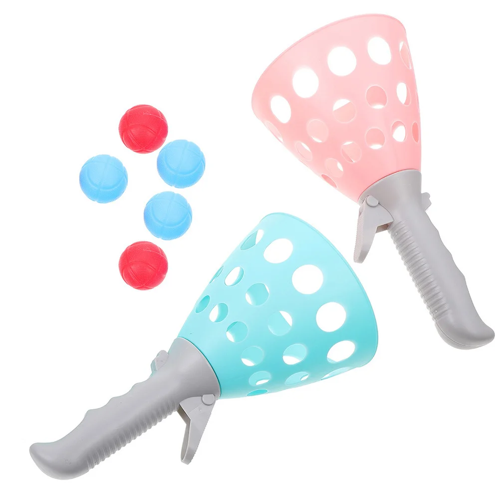 1 Satz Pop-Catch-Ballspiel, Fangbecher, Körbe, Bälle für Kinder, Outdoor-Sportspielzeug, Ball-Catch-Werfer, Aktivität für Eltern und Kinder,