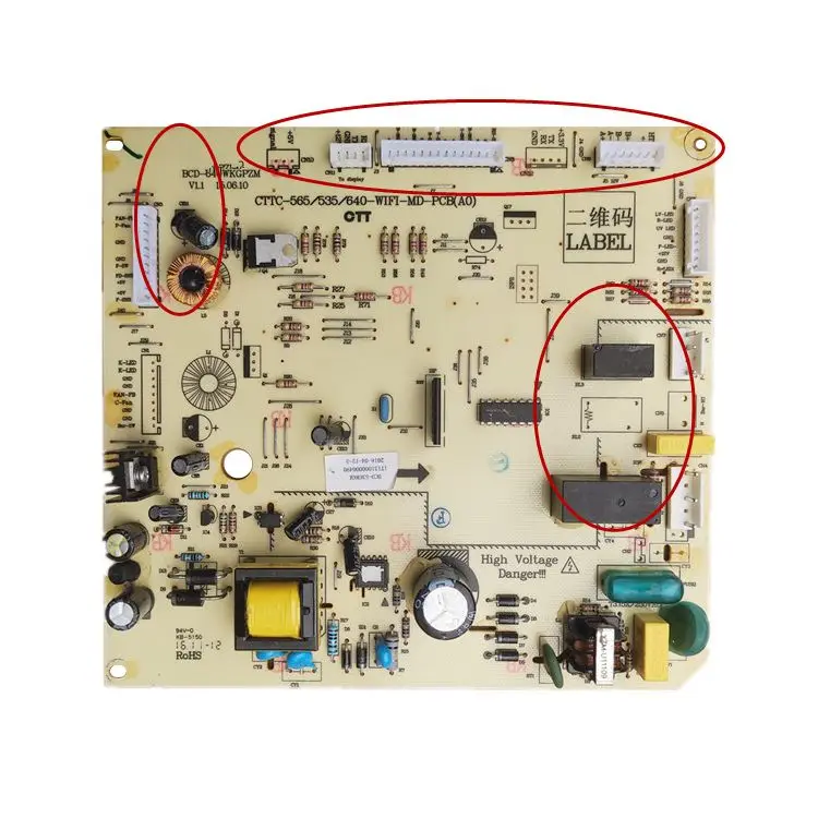 new for Midea refrigerator computer board BCD-536WKM 17131000000490 board