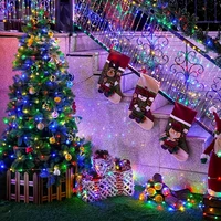 1pcs Solar String Lights Outdoor Waterproof LED Outdoor 8 Modes Christmas Fairy Light for Patio Yard Tree Garden Balcony Decor 5