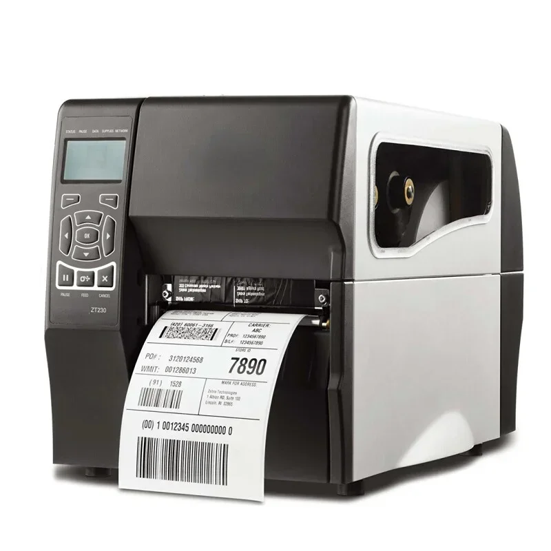Upgrade ZT230 203dpi Industrial Printers Barcode Printing Machine Most Affordable Industrial Printers