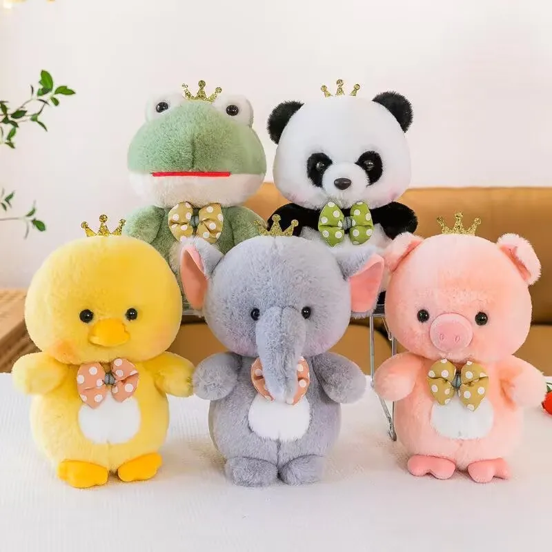 

8 Inch Adorable Penguin anf Elephant Plush Toys Super Soft Stuffed Animal Dolls Cute Gift for Kids