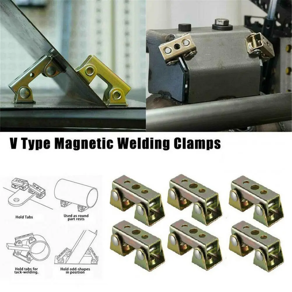 Magnetic V Type for Cabinet Repair Welding Clamp Stainless Steel DIY Tool HOT SALES！！