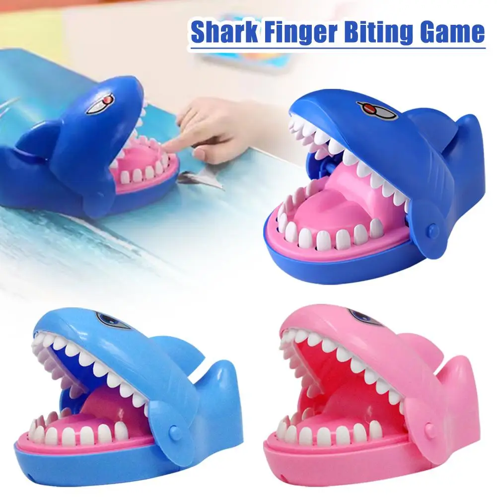 Bite Finger Toy Electric Shark Extract Tooth Game Dog Biting Alligator Biting Family Hand Vicious Toy F I5v3